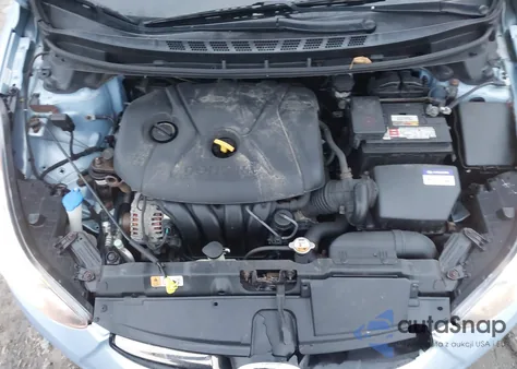 2013 Hyundai Elantra Limited from USA, damaged, VIN KMHDH4AE9DU595498